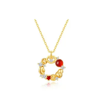 SHARK BABY 925 Sterling Silver Necklaces Women's