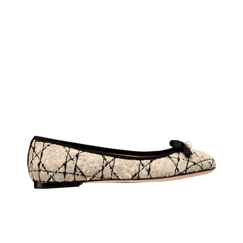 DIOR Tribales Casual Single Shoes Women's Beige-1