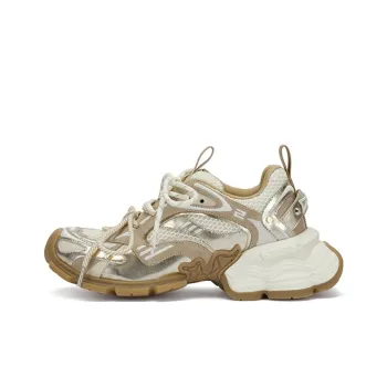 SUGARSU 25 Spring Phantom Butterfly Vintage Full Diamond Multicolor Lace Up Height Increasing Casual Shoes Women's Gold