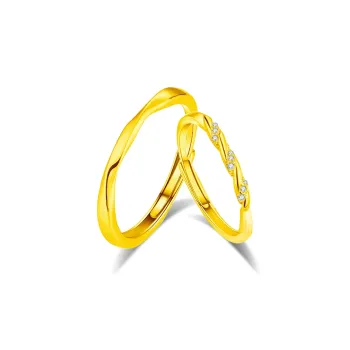 Love Jewelry 999 Fine Silver Rings Unisex