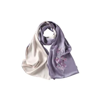 NAME.S 100% Mulberry Silk Scarves Women's