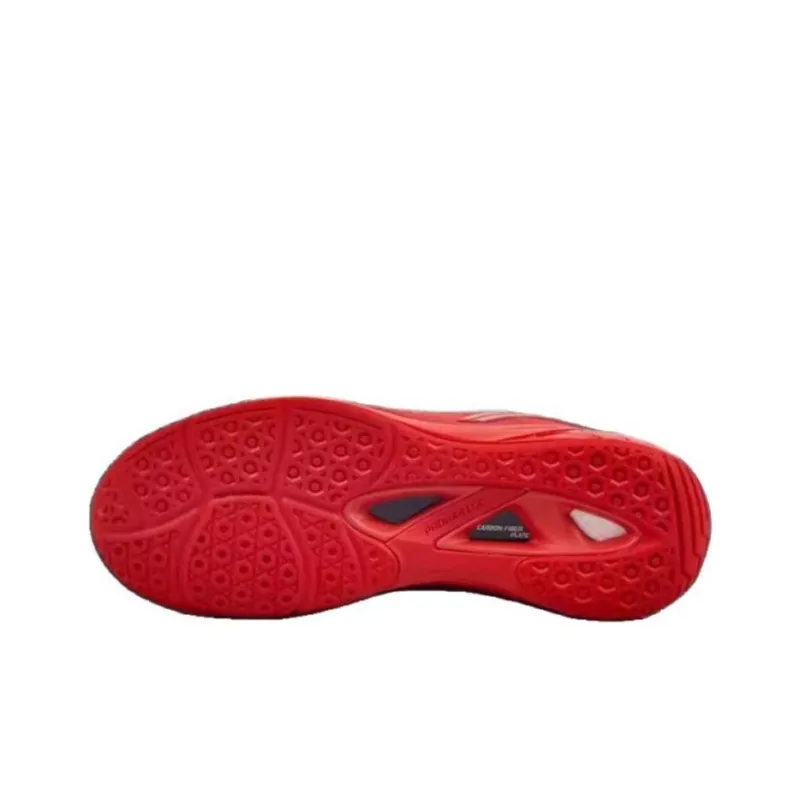 LiNing Cloud Thunder Cushioned Slip-Resistant Abrasion-Resistant Low-Top Badminton Shoes Unisex Red-3