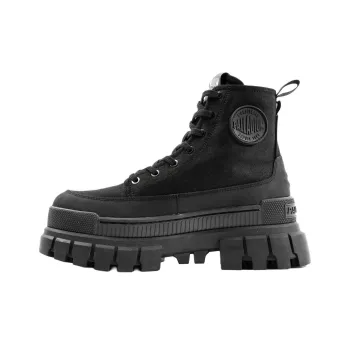 Palladium Revolt Anti-Slip Wear-Resistant Mid-Top Casual Shoes Unisex Black