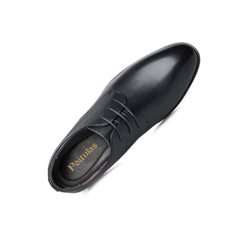 Poitulas Dress Shoes Men's Black-2