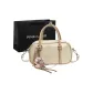 White & Khaki with Charm
