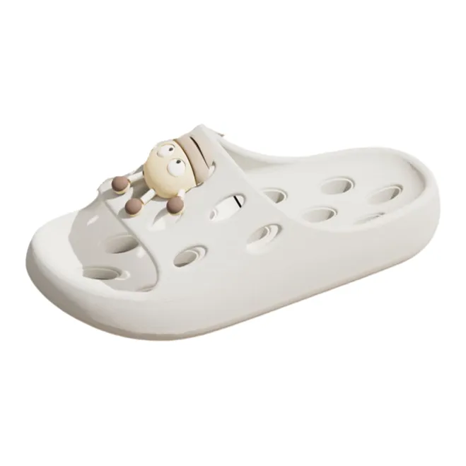 YUZHAOLIN Bathroom Bathing Slippers, Indoor Slip Resistant, Quick Dry, Cartoon Couple Slippers-4