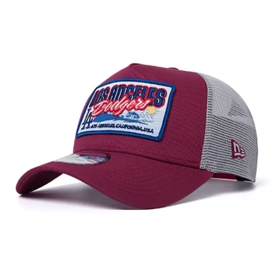 New Era Cotton, Polyester Baseball Caps Unisex Cherry-0