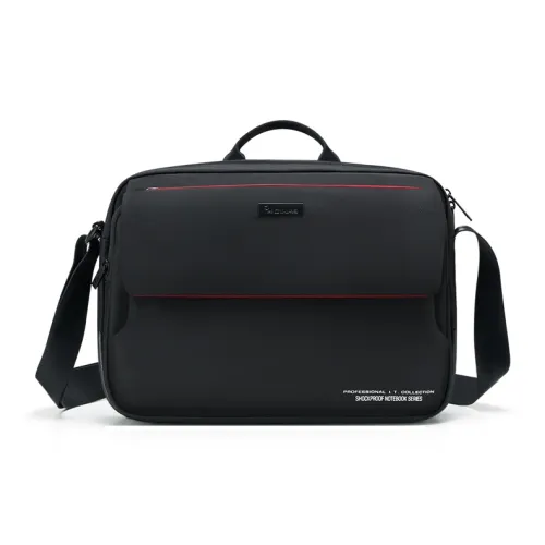OIWAS National Geographic Fabric Computer One Shoulder Handbag Regular Unisex Black