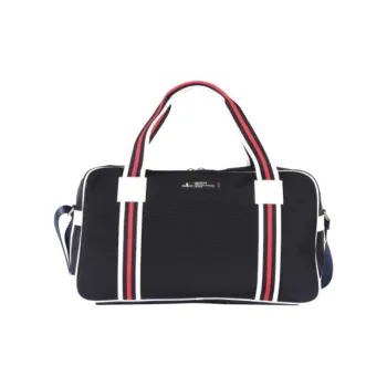 Biyin Leufen Fabric Handbag Unisex Navy Blue