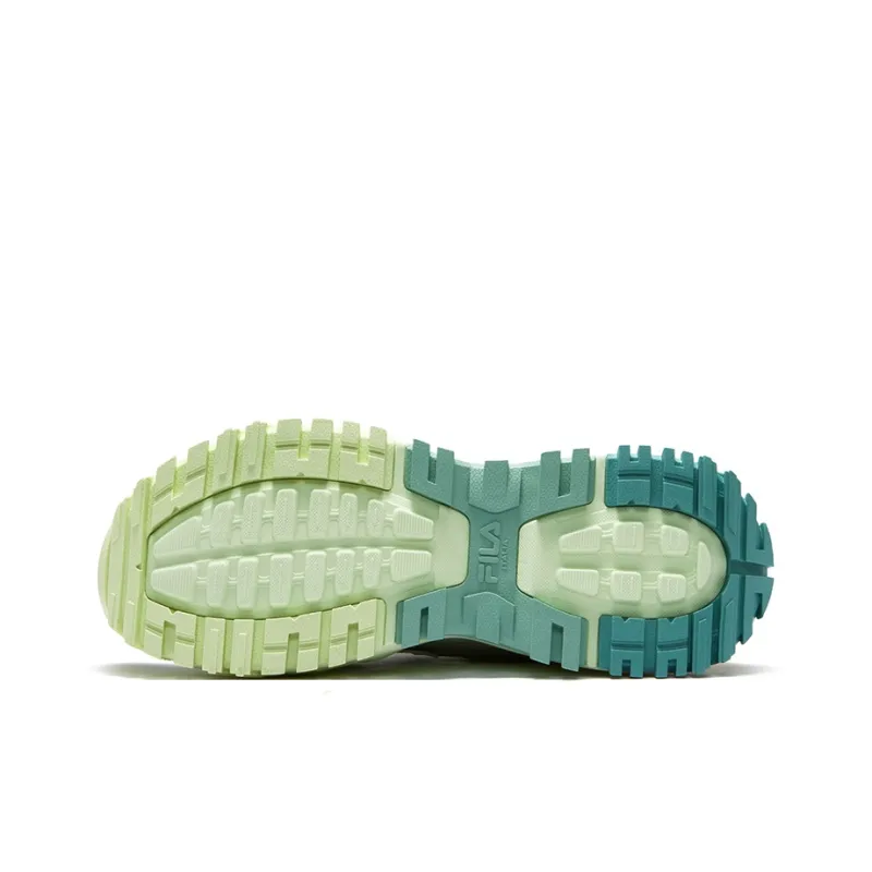 FILA FUSION BIANCO Slip-Resistant Height Increasing Low-Top Chunky Sneakers Women's Aqua-5