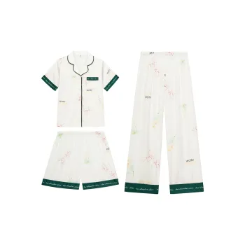 Shanghai Story Pajama Set Women's Pink White
