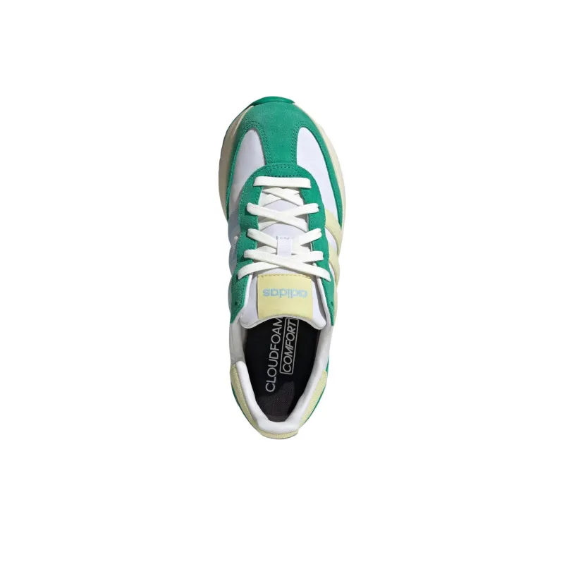 Adidas Run 70s 2.0 Cloud White Powder Yellow Semi Court Green Women's-3