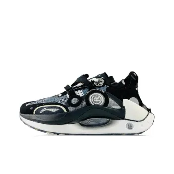 LiNing Running Shoes Men Low Top Black