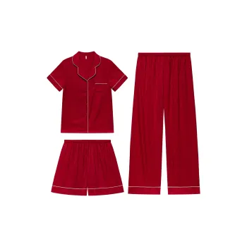 Shanghai Story Pajama Set Unisex Red