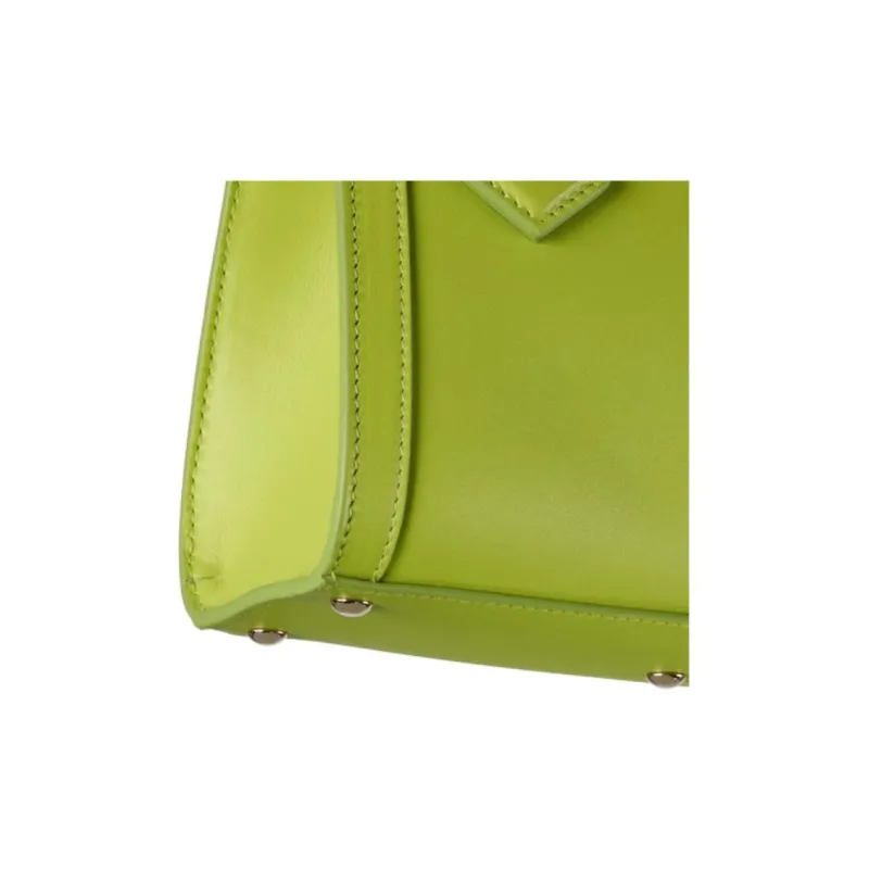 GUCCI Diana Leather Tote Bag, Shopping Bag, One Shoulder Handbag Mini Women's Green-6