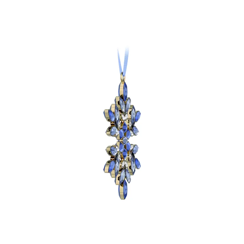Swarovski Faux Crystal Metal Polyester Pendants Women's Blue-3