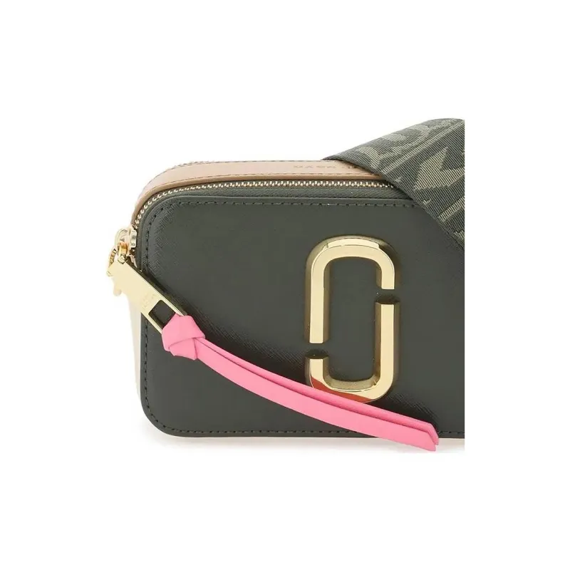 MARC JACOBS The Leather Snapshot Crossbody Bag-4