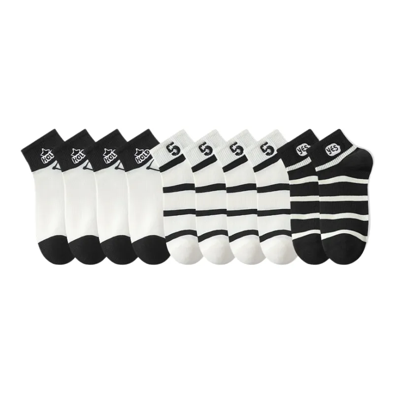 Cotton Gene Ankle Socks Women's 10 Pack-18