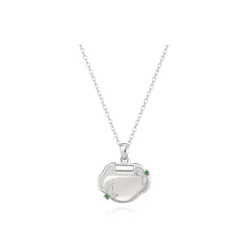 Master Kim Chalcedony Jade Necklaces Unisex