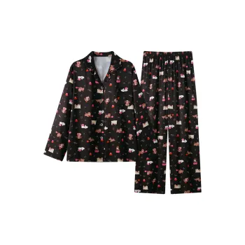 Maultiay Pajama Set Women's Black
