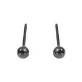 Black Ceramic Ear Locket Bar