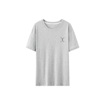 GOSO Pajama Tops Men's Light Gray