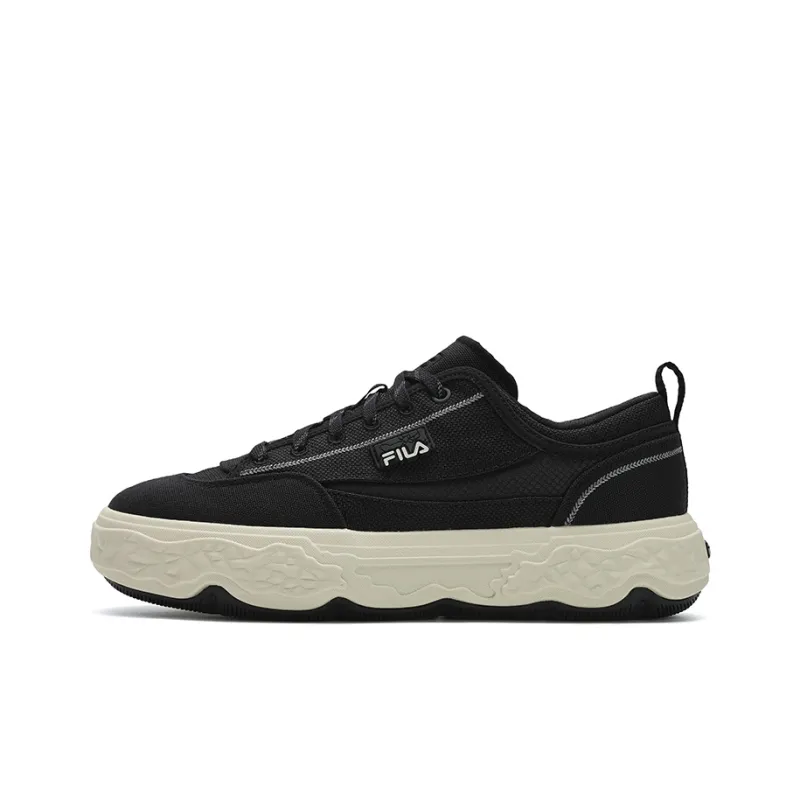 FILA ROCK Cushioning Low Top Casual Shoes Men's Black-0