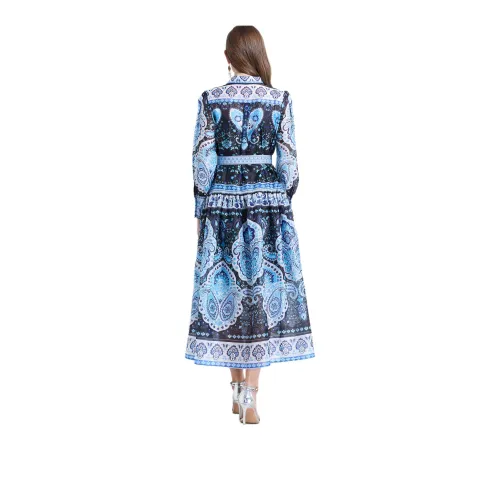 KEAB Long Sleeved Dresses Women's Blue