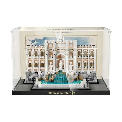 LIGHT YOUR BRICKS Compatibility Building Block 21062 Roman Wishing Pond Display Case Model Accessories