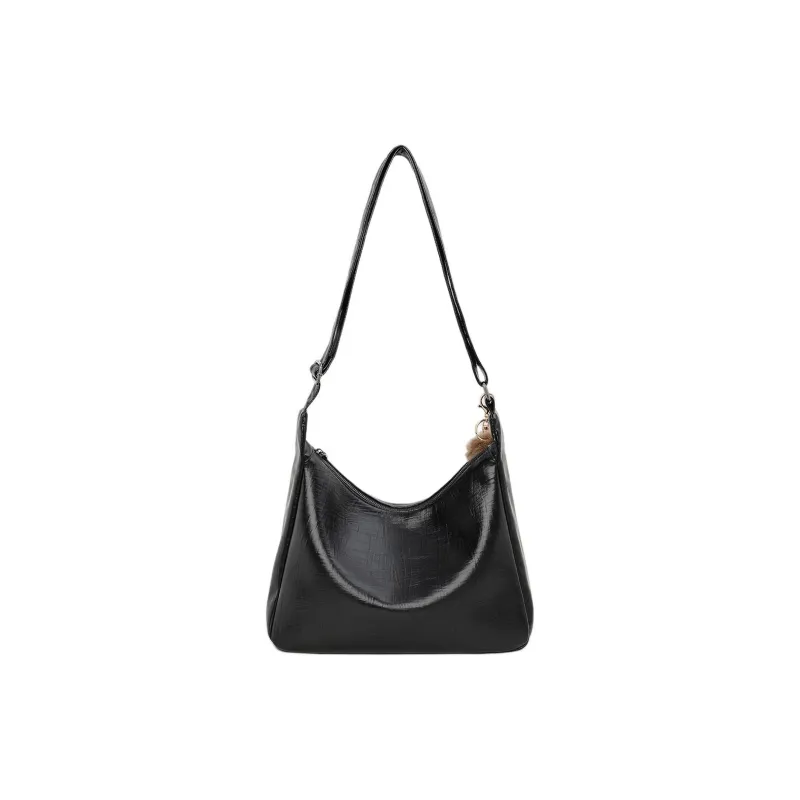 MILLIE'S Synthetic Leather Shoulder Bag Crossbody Bag Hobo Bag Regular Women's Coffee/Black-10