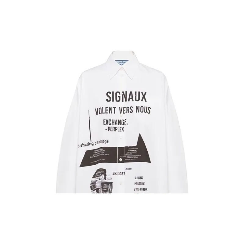 PRADA Long-Sleeved Dresses Women's White-4