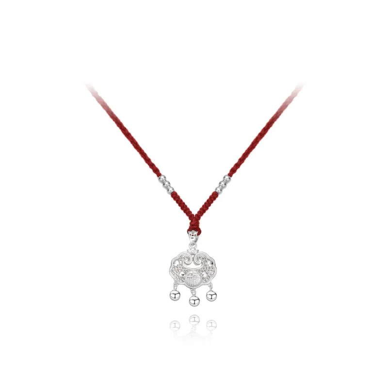 KUMET 999 Fine Silver Necklaces Women's-13