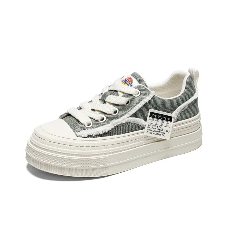 Dickies Low-Top Skateboard Shoes Women's Khaki Green-1