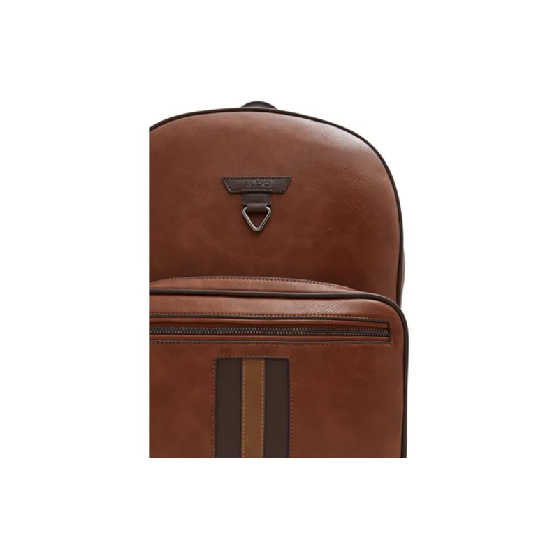 ALDO Artificial Leather Backpack Large Size Men's Umber-3