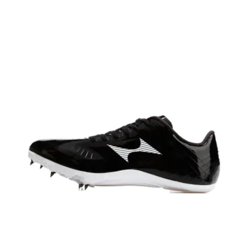 HEALTH Cushioning Wear Resistant Low Top Running Shoes Unisex Black White