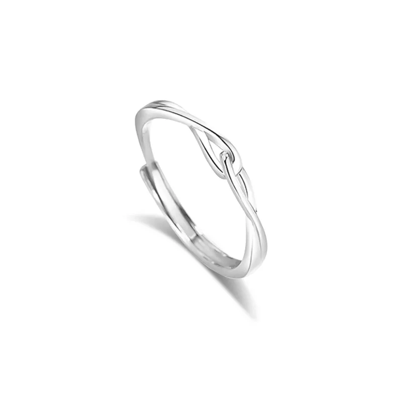 Love Jewelry S999 Fine Silver Rings Unisex-1