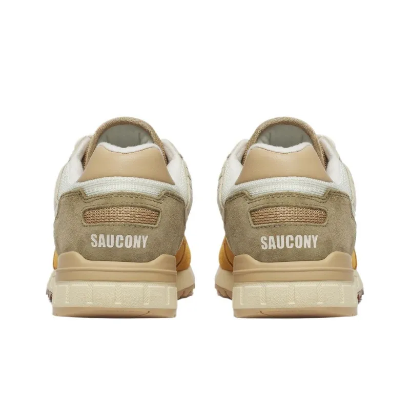 Saucony Shadow 5000 Slip Resistant Low Top Running Shoes Unisex Beige-3