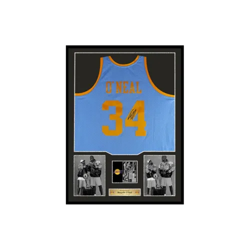 Three For Lakers Team Basketball Fan Supplies Framed Outer Frame Dimensions Approximately 78x98cm Blue Unisex