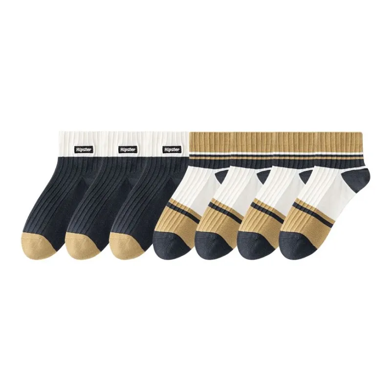 Cotton Gene Mid-Calf Socks Men's 7 Pack-29