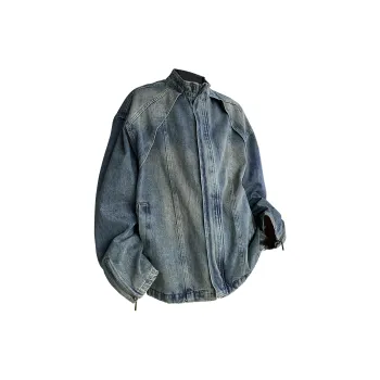 FOREVER 21 Denim Jacket Unisex Blue