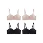 4 Pack (2 Light Coffee+2 Premium Black)