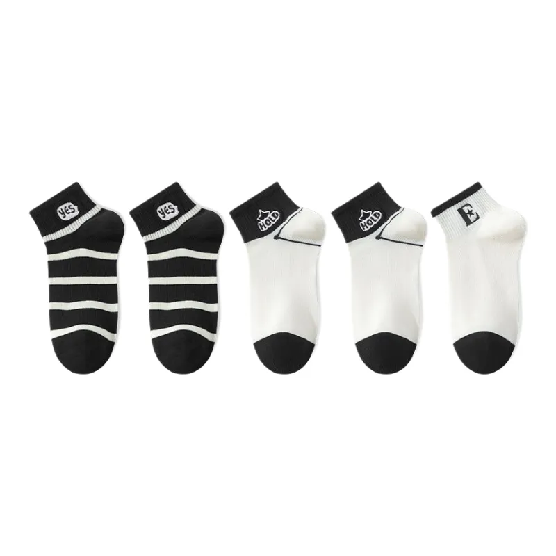 Cotton Gene Ankle Socks Women's 5 Pack-6