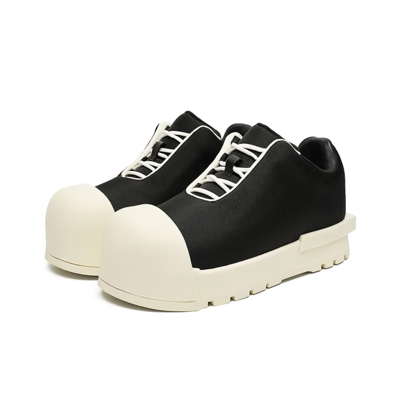 Snow Know The Answer SKTA Slip Resistant Breathable Lightweight Low Top Casual Shoes Unisex Black-2