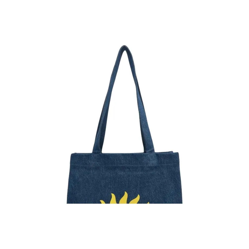 A.P.C Denim One Shoulder Handbags Men's Blue-4