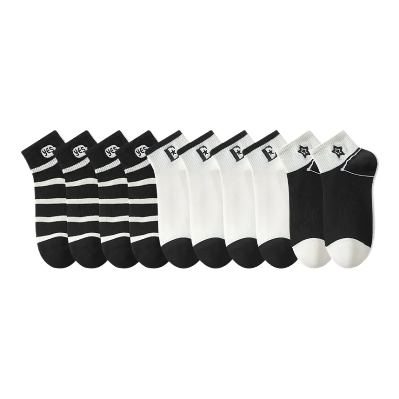 Cotton Gene Ankle Socks Women's 10 Pack-12