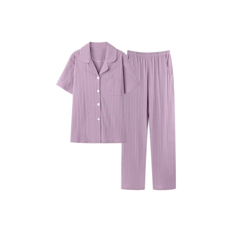 XIAFENYAN Pajama Set Women's Pink-24
