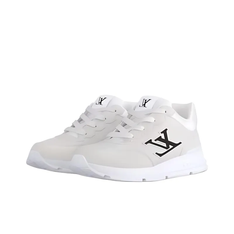 LOUIS VUITTON 2025 Fall And Winter Men's Collection Classic Low-Top Casual Shoes Men's White-2