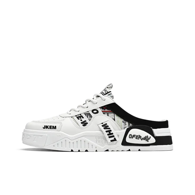 JKEM Abrasion-Resistant Slip-Resistant Wrap-toe Slippers Men's-0