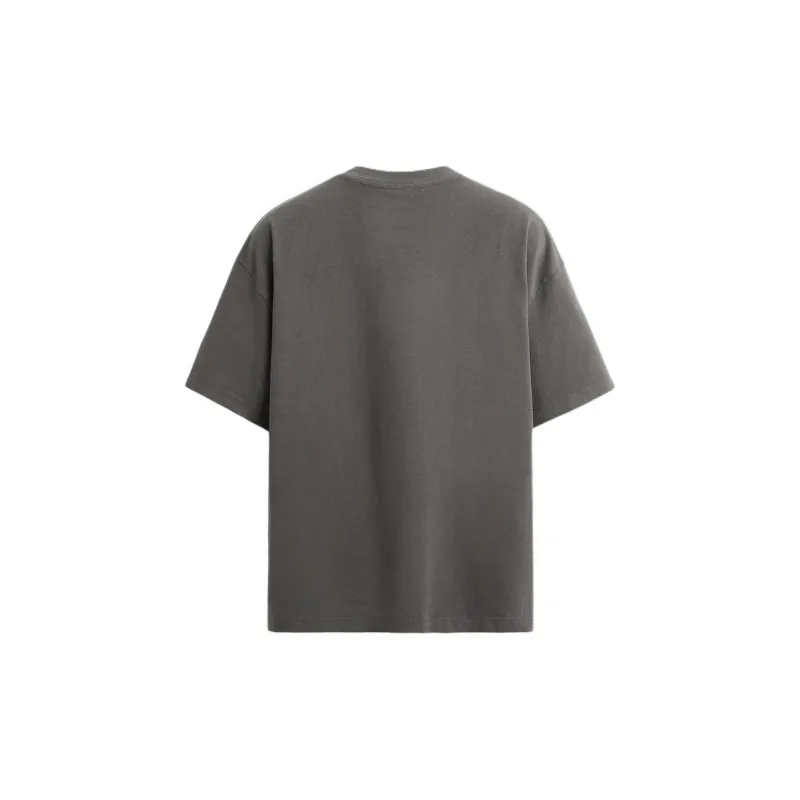 ZARA T Shirts Men Coal Gray-1