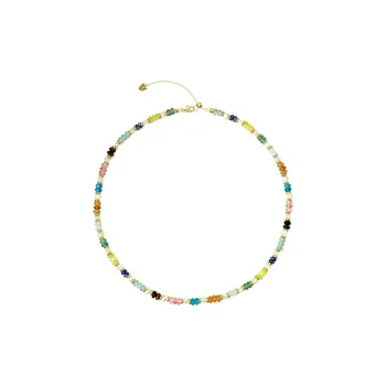 LELOUP Pearl, Multicolor Beads, 18K Gold Plated Copper Necklaces Women's